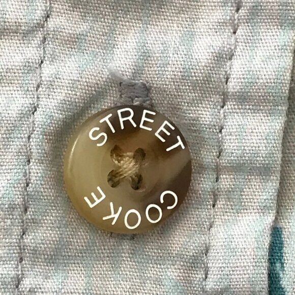 Cooke Street Hawaiian Shirt Men XL Blue Floral Button Up Pocket Short Sleeve - Picture 10 of 12